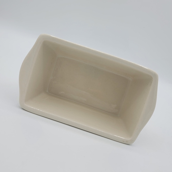 Nantucket Christmas Ceramic Mini Loaf Pans Vintage Ornaments & Santa Set of 2 - Picture 4 of 15